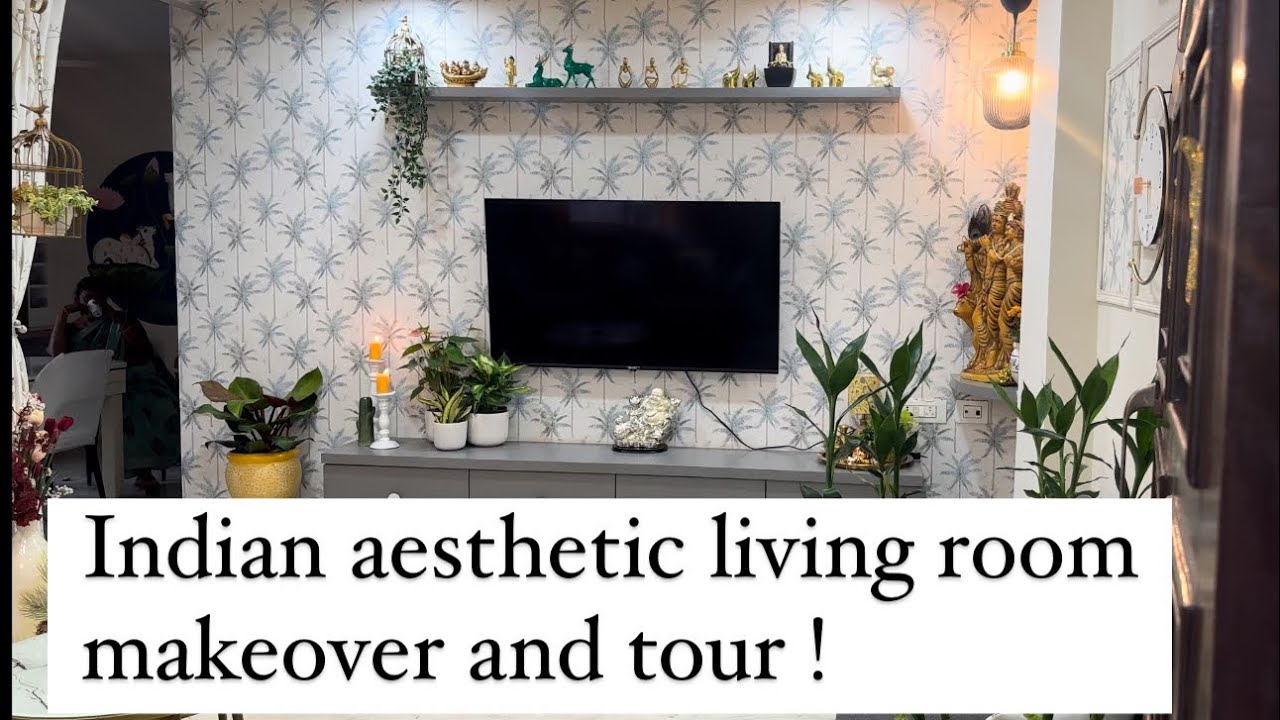 మా living room నీ ఇలా మార్చేశా | living room make over and tour | #homedecor #plants #hometourvlogs