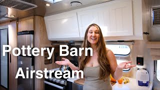 Airstream Pottery Barn Tour Family Of 4 Full Time Rv Living Special Feature