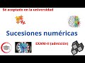 Sucesiones numéricas para EXANI-II (admisión)