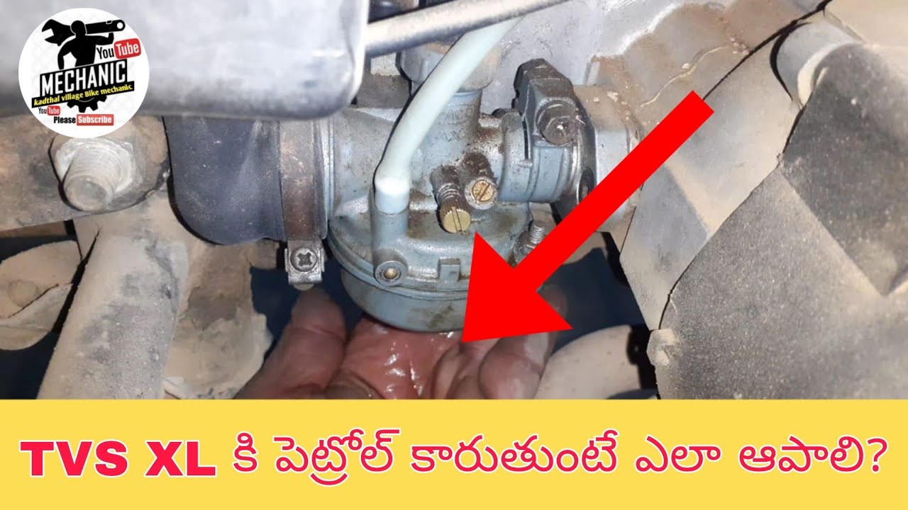 How To Solve TVS XL Carburettor Over Flow Problem@Kadthal Village Bike Mechanic