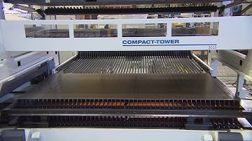 Compact Tower for Lasers (CT-L) 3015 - Load Unload cycle