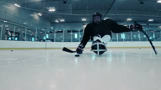 Para Ice Hockey Skill - Nose Bounce on-ice example
