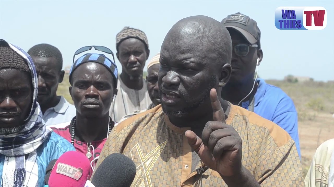 Litige fonciet les populations de colobane thiombane en colère contré maire fandene