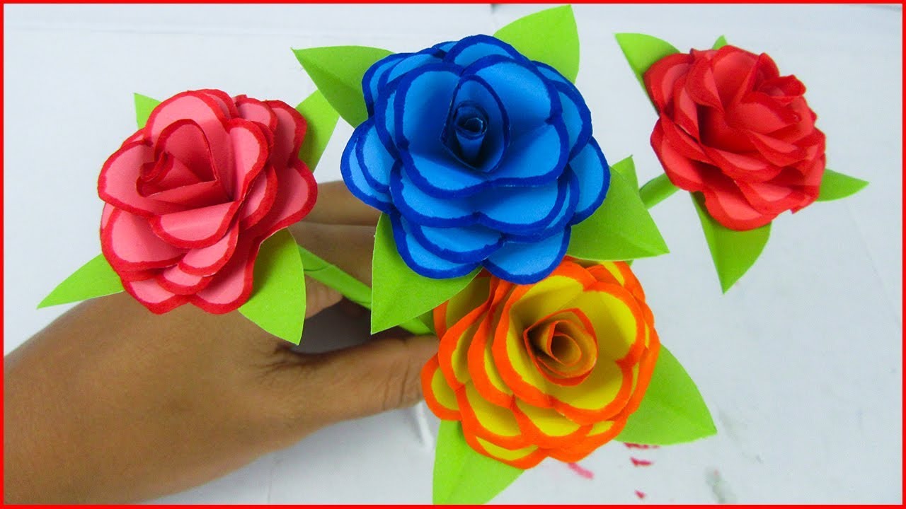 How Do You Make Easy Paper Roses