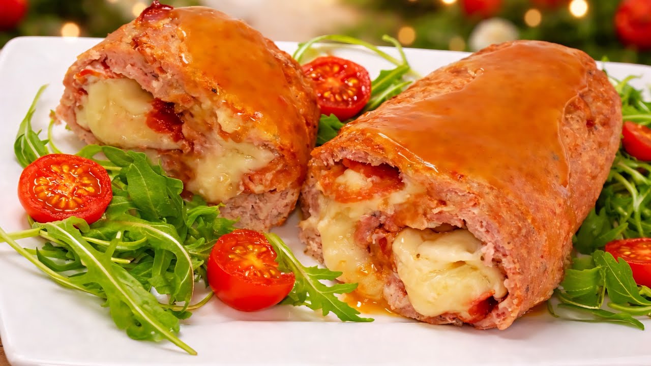 ¡SIN CENA EN FIESTAS? CARNE PICADA, BACON CRUJIENTE Y MUCHO MUCHO QUESO🧀CON SALSA GRAVY ESPECIAL