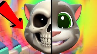 Talking Tom with 4 tab Tom reverse game #talkingtab #tomrainbow  screenshot 4
