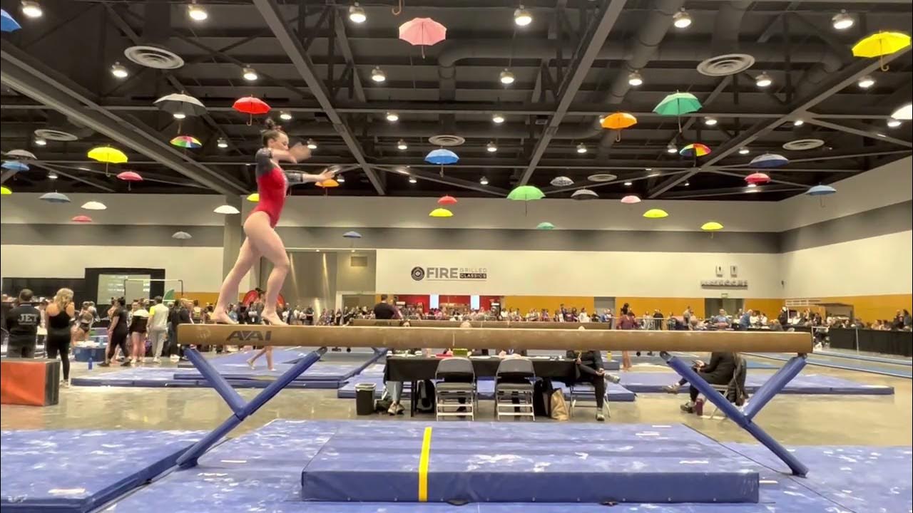 Charity Choice Invitational Beam Routine Natalie Siljander 2025 YouTube