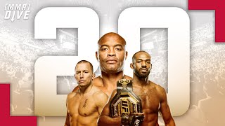 The Top-20 GREATEST Fighters In MMA History