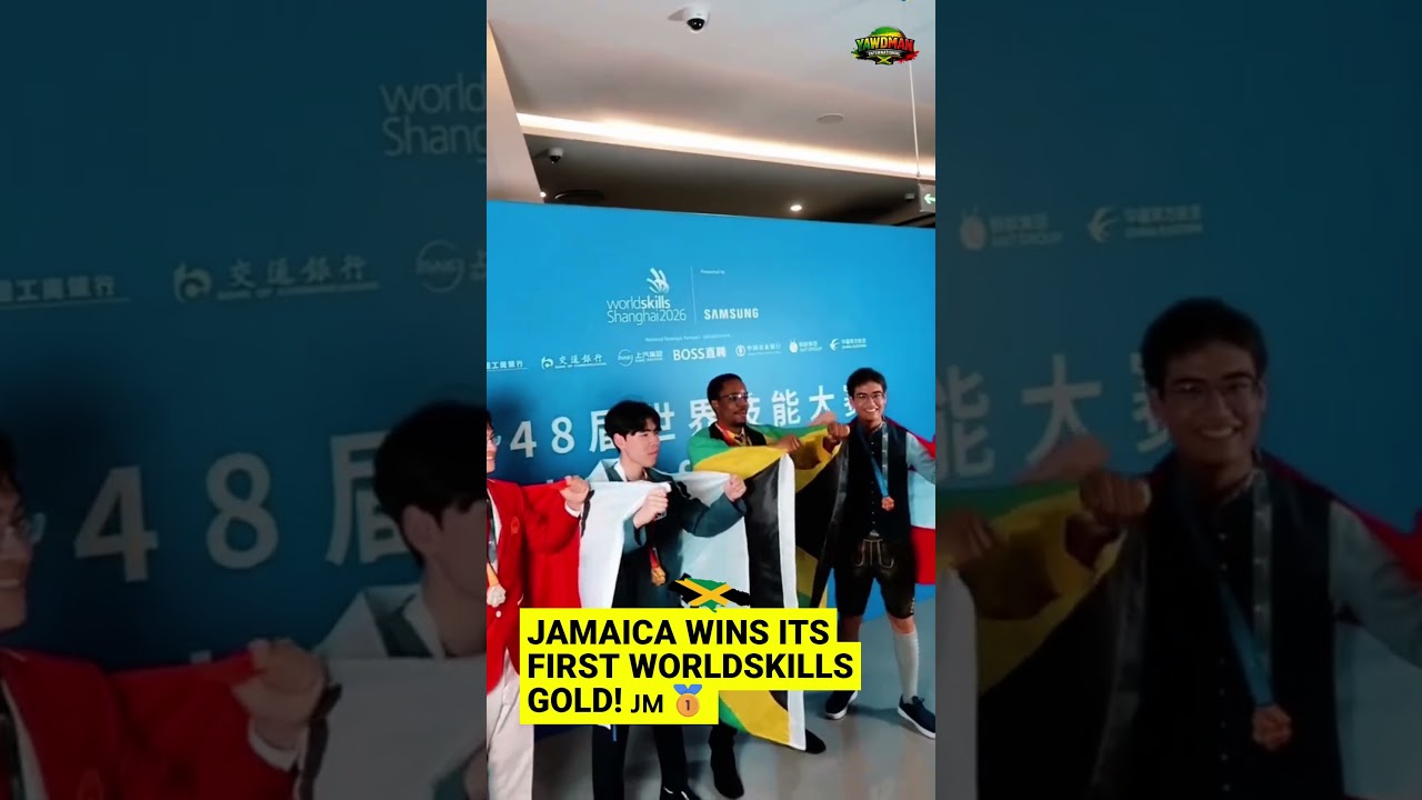 Jamaica Strikes Gold at WorldSkills Shanghai 2026! 🇯🇲🥇
