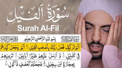 105) সূরা আল্‌-ফীল Surah Al-Fil ❤️ سورة الفيل (হাতি) ❤️❤ ❤️Omar Hisham Al Arabi ▶️ অন্ধকারের নূর |