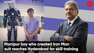 Manipur boy who created Iron Man suit reaches Hyderabad for skill training