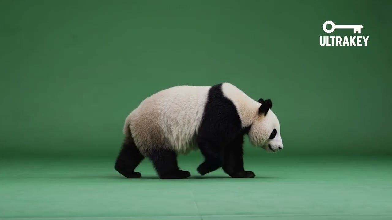 Panda – Free Green Screen VFX Loop Animation