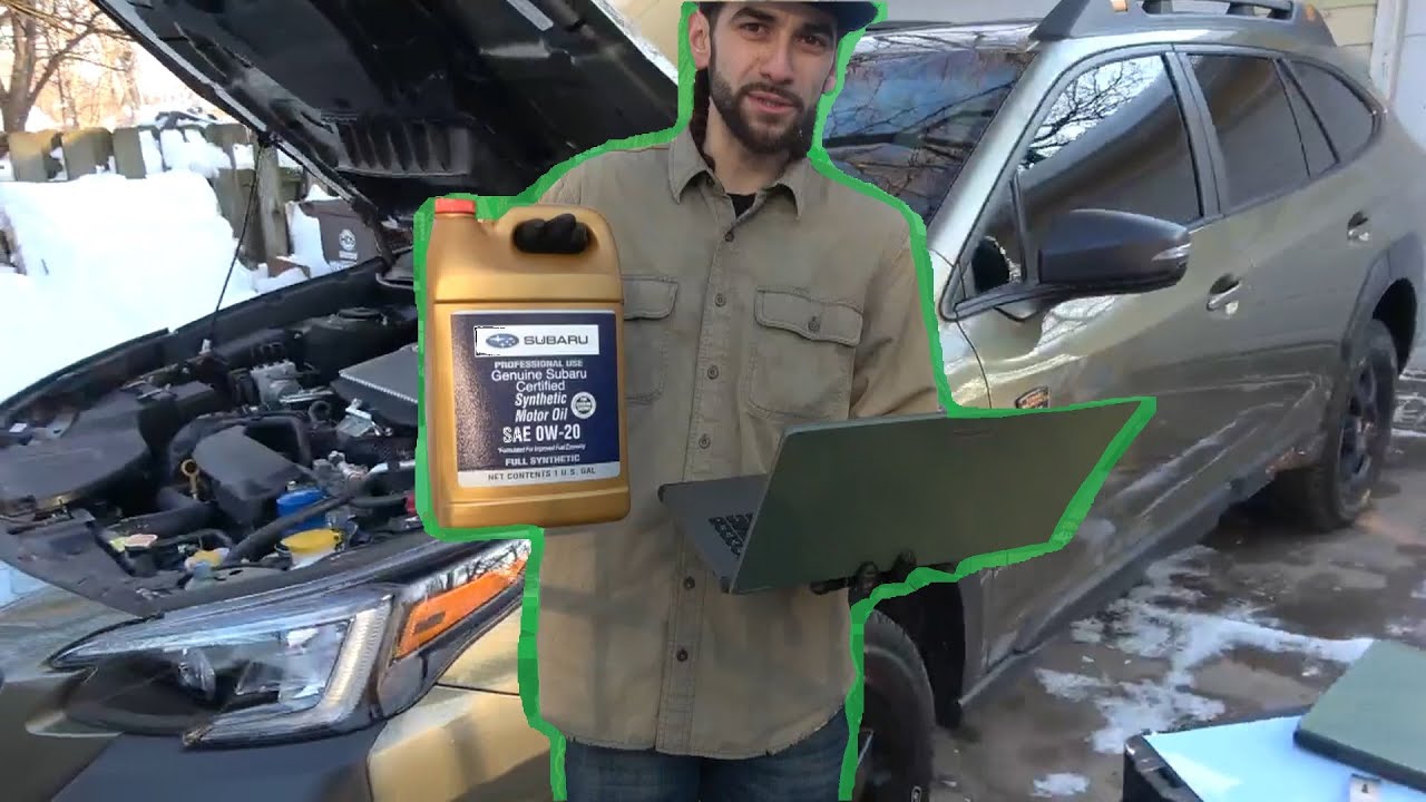 2022 Subaru Outback Wilderness Oil Change YouTube