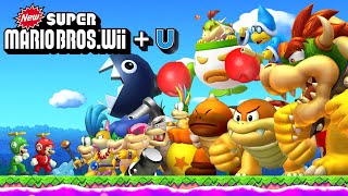 New Super Mario Bros Wii   U - Full Game 100% Walkthrough (2 Player)