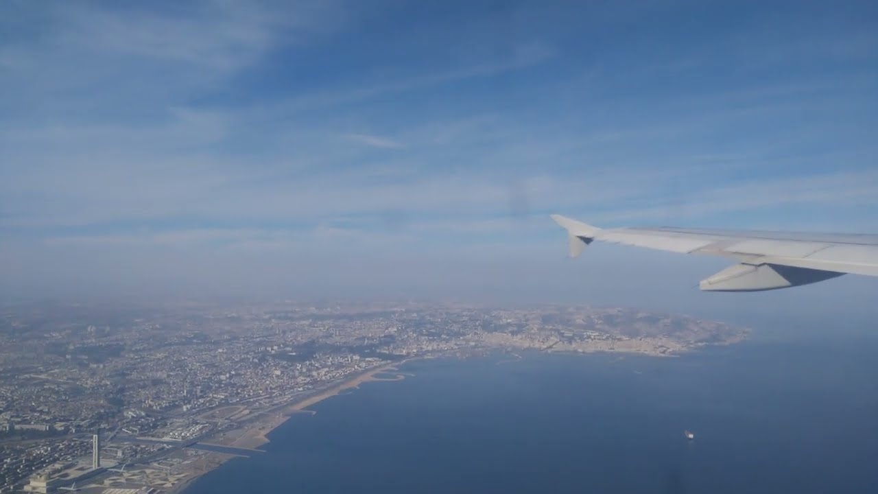 Algérie, Aéroport d’Alger, Décollage Piste 23.