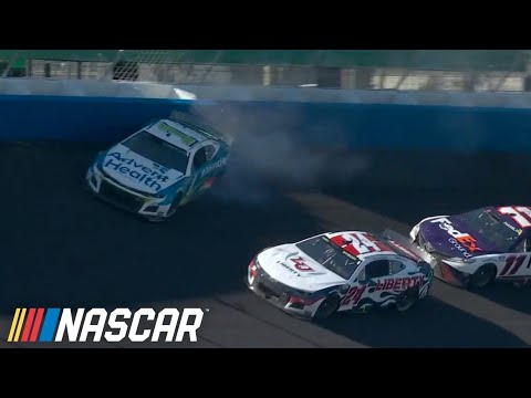 Ross Chastain wrecks while leading at Atlanta Motor Speedway | NASCAR