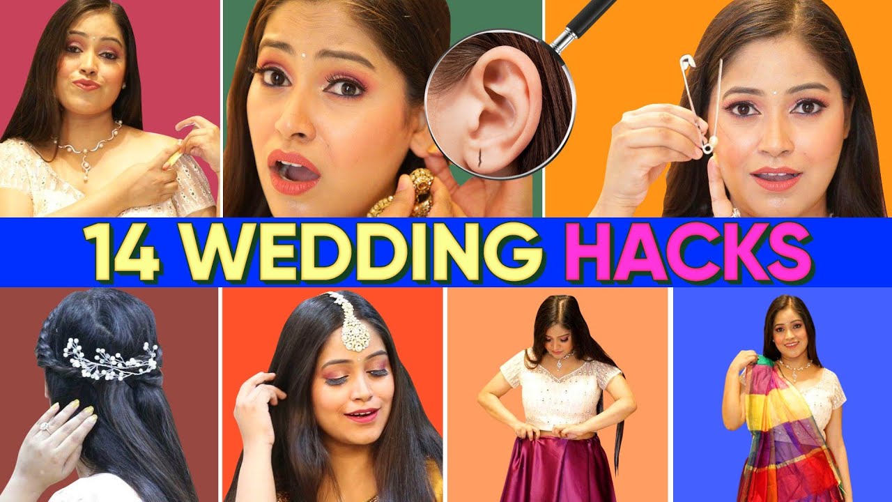 14 Life Saving Wedding Hacks *New* Must Try #शादीReady😱शादी  में जाने से पहले ये Hacks जरूर Try Kare