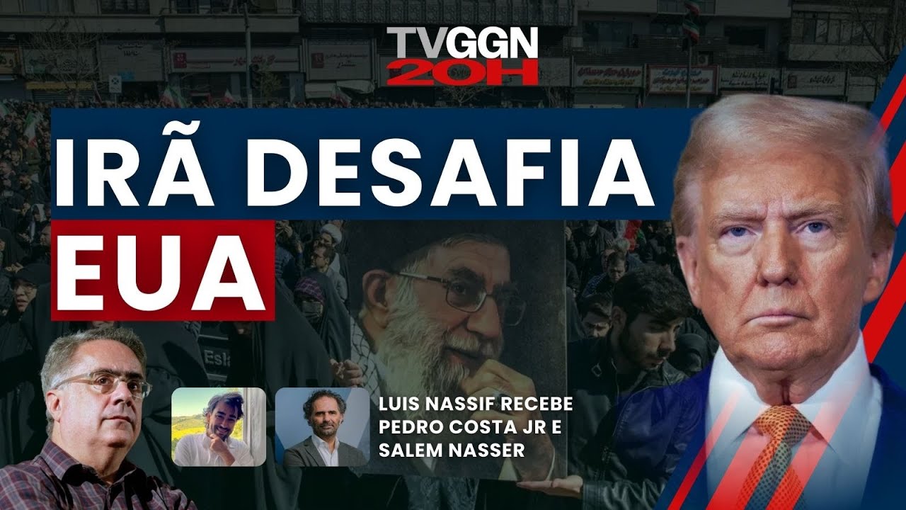 Irã descarta negociar com EUA após m0rt3 de Ali Khamenei | TVGGN 20H com Luis Nassif | (02/03/26)