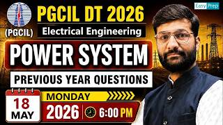 PGCIL DT 2026 | Power System PYQ 🔥| Practice Session | Electrical Engineering by Sumit Sir #pgcil Wealth