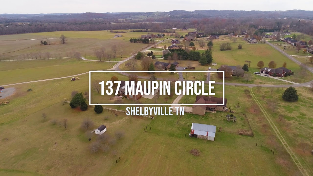 137 Maupin Circle Shelbyville TN Real Estate Riverview Subdivision