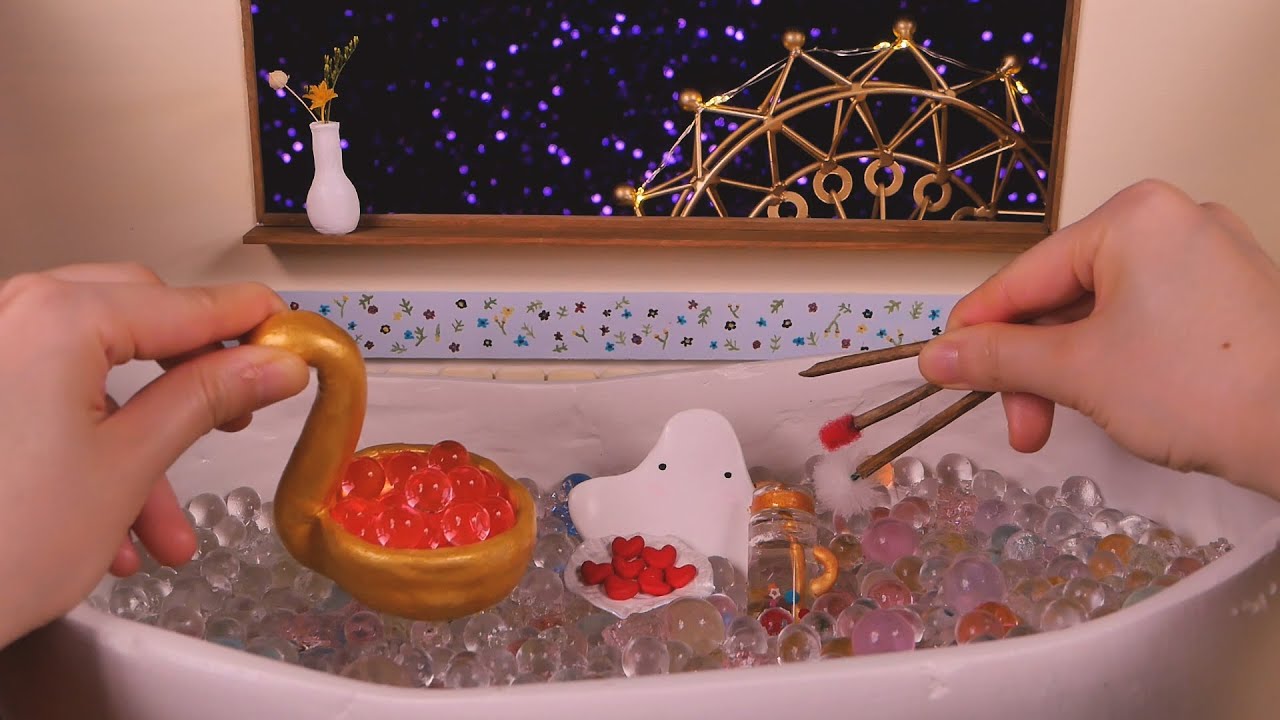 👻영혼 목욕탕 상황극 ASMR🛁｜귀청소, 워터비즈