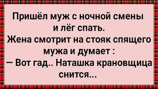 Как у Мужа Во Сне На Крановщицу Встал! Сборник Свежих Анекдотов! Юмор!