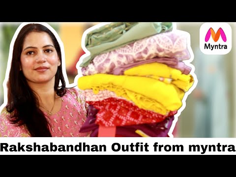 😍rakshabandhan😍 Outfit Haul From Myntra |beautiful 3 Piece Co-ords Set For Rakshabandhan|myntra Haul