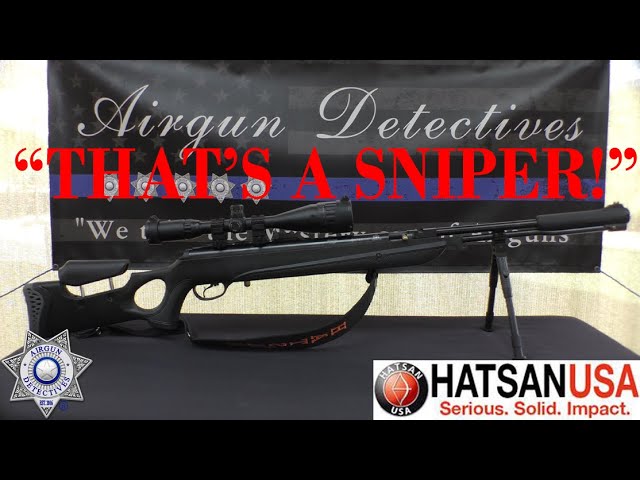 Hatsan MOD 125 Sniper Vortex QE .25 Caliber Air Rifle and Wearable4U Bundle