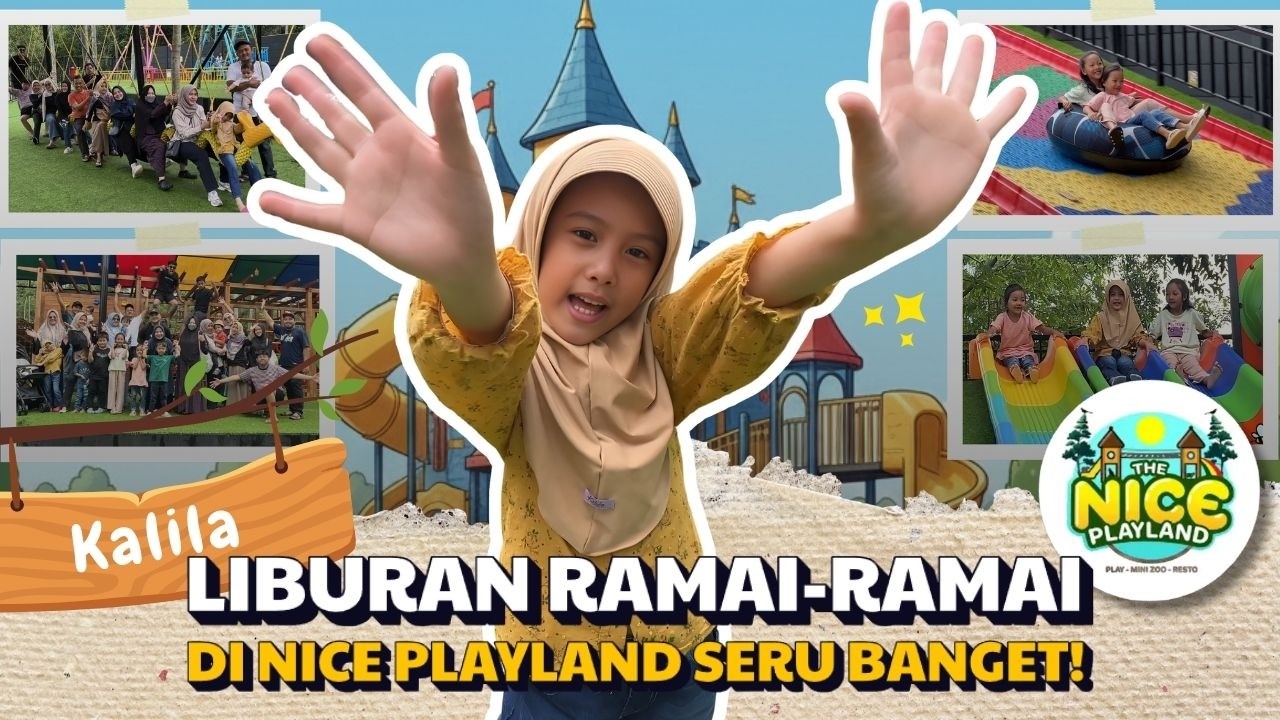 BERMAIN DI THE NICE PLAYLAND  RAME - RAME SERU BANGET GAESS