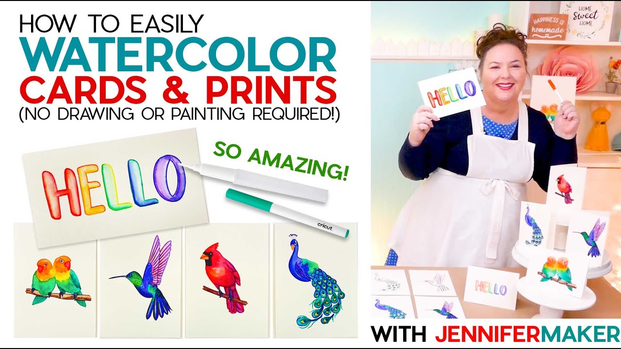 Cricut Joy Watercolor Cards - R20