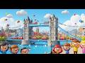London Bridge Is Falling Down for Kids 🌉 | Classic Nursery Rhyme Song with Lyrics | Baby &amp; Toddler