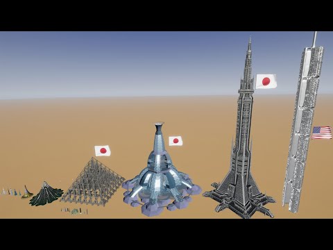 Future Tallest Building Size Comparison - 3D Animation