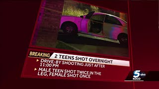 Two teenagers taken to hospital after drive-by shooting in Oklahoma City metro