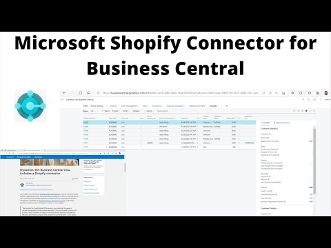 Microsoft Shopify Connector for Business Central