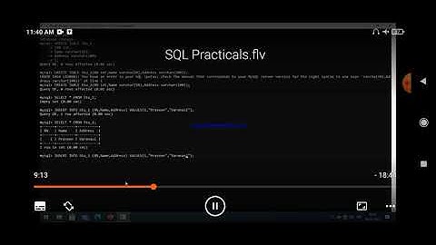Class XI Informatics Practices 11-01-2021 By Mr  Praveen Singh