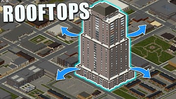 Can I Survive TRAPPED On The SKYSCRAPER ROOFTOPS? Build 42 Project Zomboid (2)