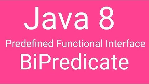 BiPredicate in java 8 || java 8 features || java 8 by Ponnam Jay || java 8 coding || core java ||