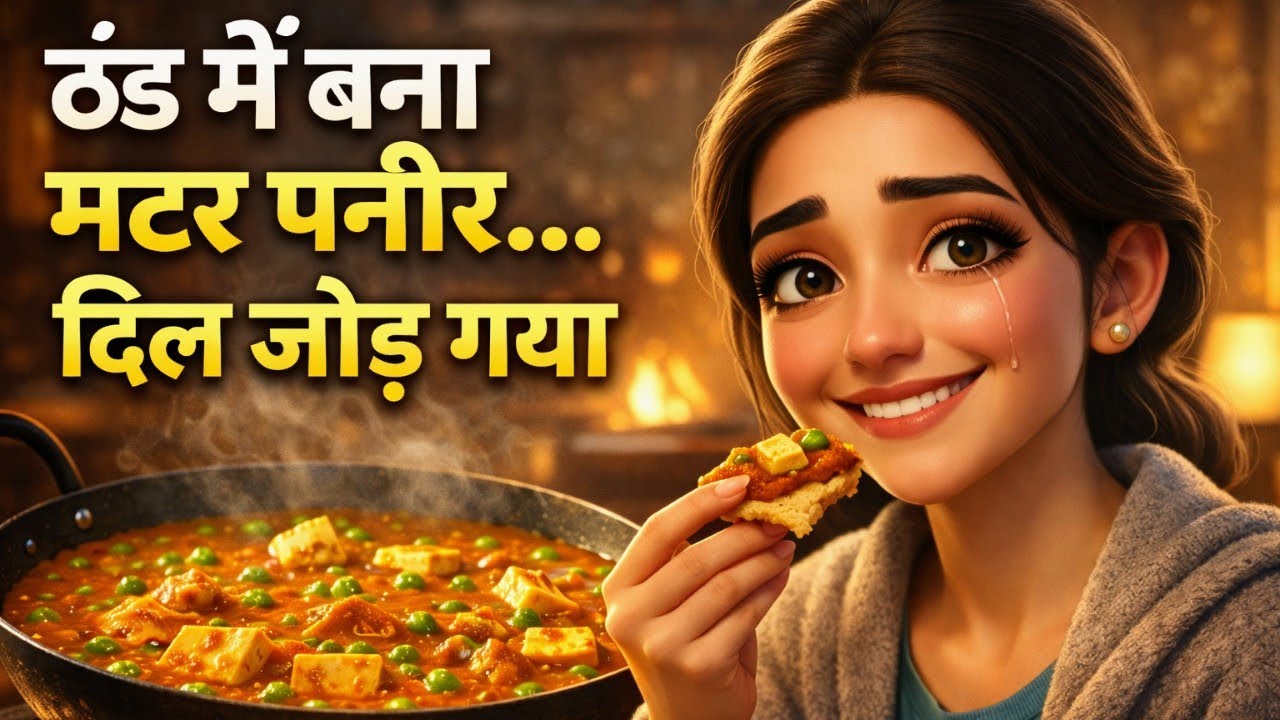 ठंड में बना मटर पनीर और रिश्तों की गर्माहट | Emotional Family Story | Shafquat AI Stories