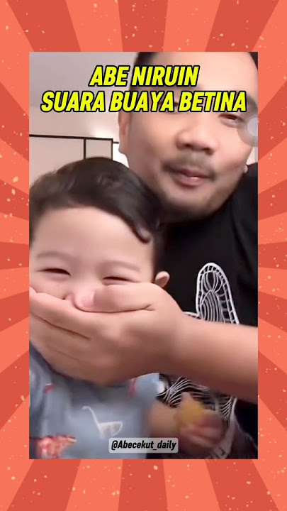 ABE PRACTICES FEMALE CROCODILE SOUND 😭 #abeabeabe #abedaily #abecekut #bayivlog #cutebaby #cutebaby
