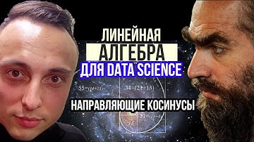 Направляющие косинусы.Разложение вектора на проекции. Линейная алгебра для Data Science #datascience