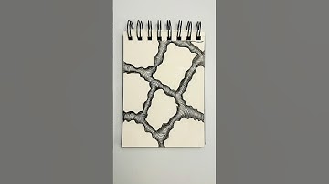 Easy Zentangle pattern ✨ | Zentangle |doodle #zentangle #art #zentangleart #diy #drawing #shorts