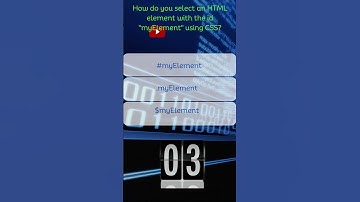 CSS Selector Secrets: Targeting #myElement in HTML! 🎯🖱️ | Web Styling Essentials#shorts #programming