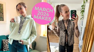 What I made in MARCH 2024 🌸 Sewing Makes | It`s Sew Tanschi #sewingmakes