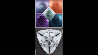 My FIRST 3D printed art created in Blender!