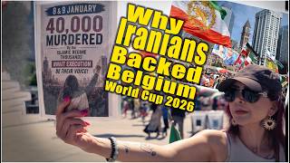 See Why Iranians Cheered for Belgium Against Iran  | Lion & Sun Flags in Toronto