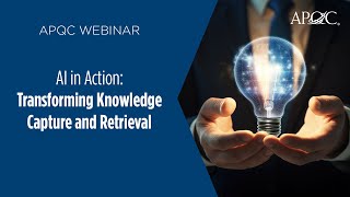 AI in Action: Transforming Knowledge Capture and Retrieval Profile