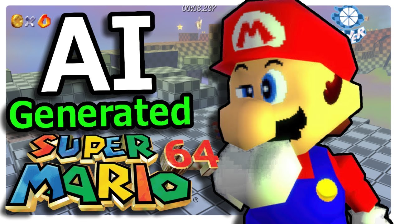Super Mario 64 but the levels are Ai generated... - YouTube