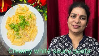 Creamy white sauce pasta ??Chefpooja21 bikanerrajesthan pasta recipe food cooking