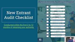 New Entrant Audit Step-By-Step: Checklist (Part 1 of 6)