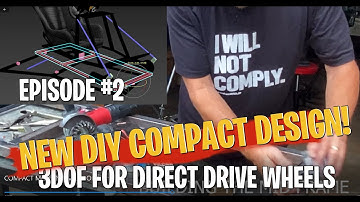 COMPACT MOTION SIMULATOR EPISODE 2  arudino IBT-2 12 volt server power supply motion simulator DIY